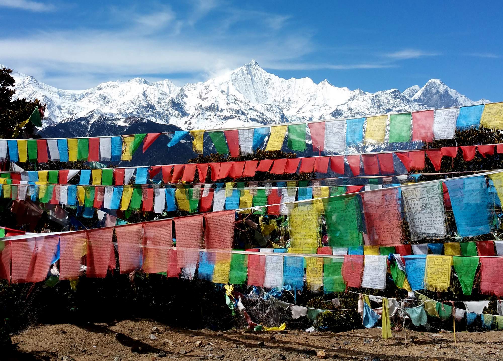 Prayer flags  Shangri-la